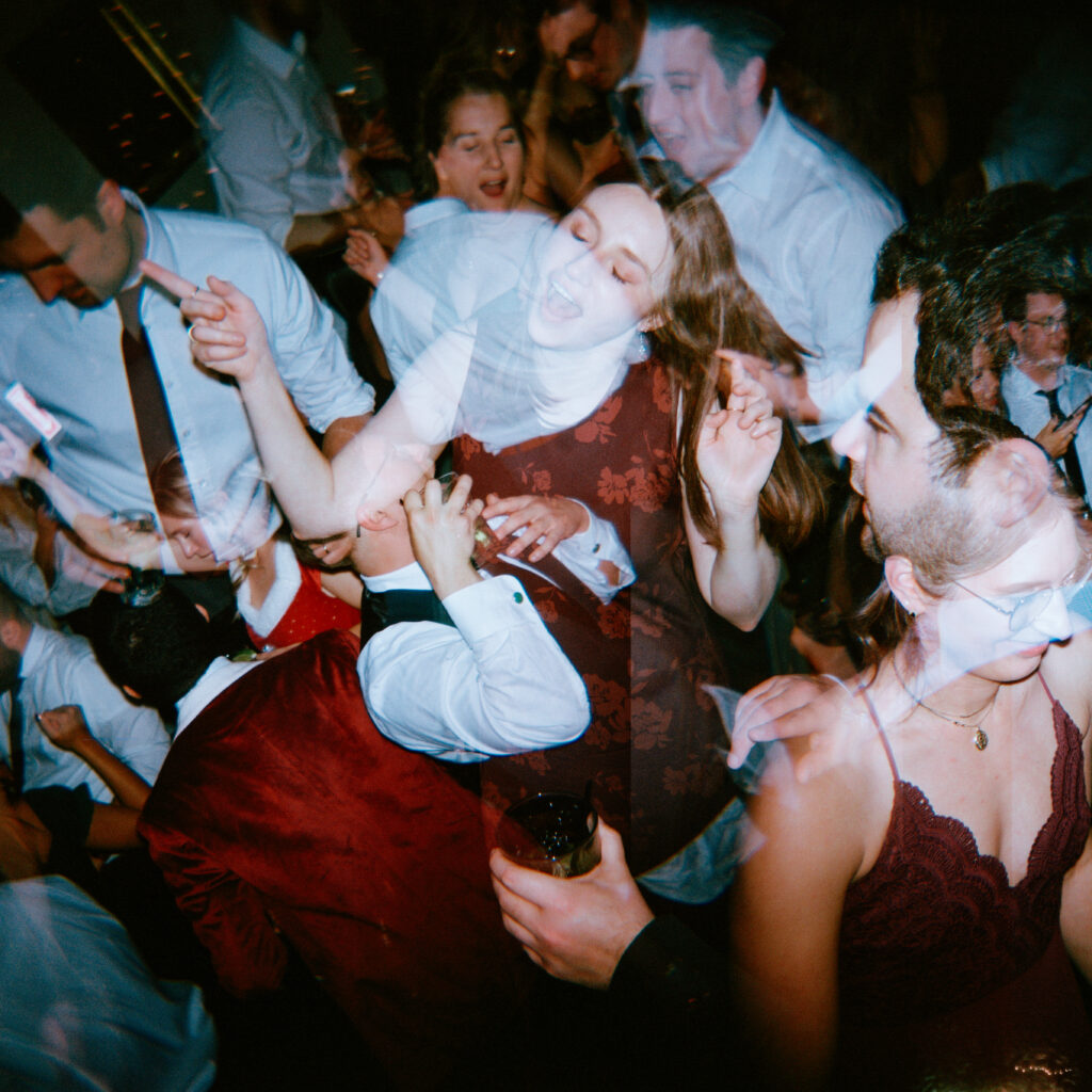 guests at reception of a wedding 